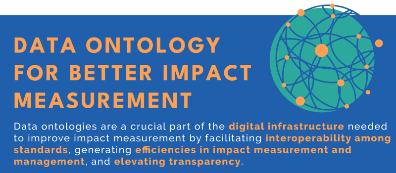 Data ontology for better impact measurement